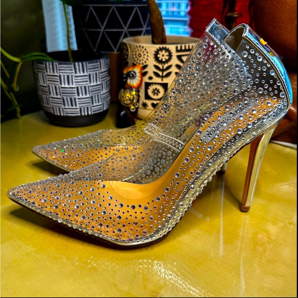 Embellished Perspex Pumps